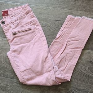 Pink skinny jeans